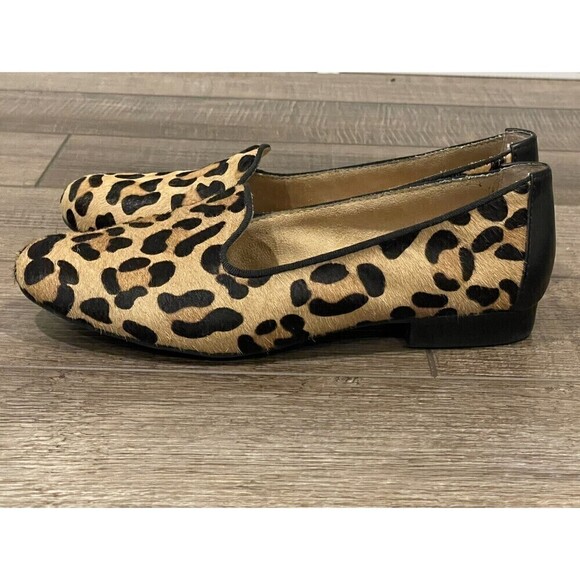 Adam Tucker Me Too Animal Print Fur Leopard Loafers Slip on Shoe Sz 8 Womens New - Picture 3 of 12